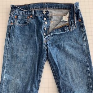 Levi's Button Fly 501 Jeans